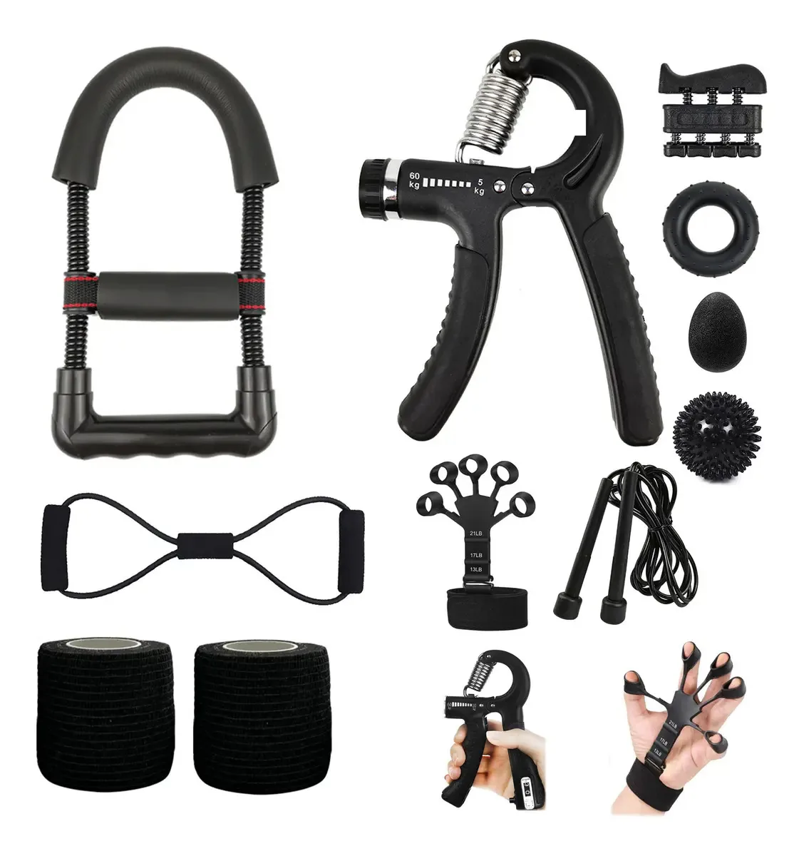 Hand grip COPLT Mano Agarre 11pz - Preto