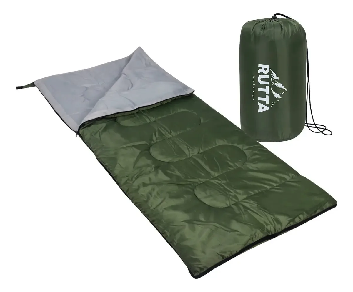 Saco de dormir 250 Gr Cor 1616850 - Verde