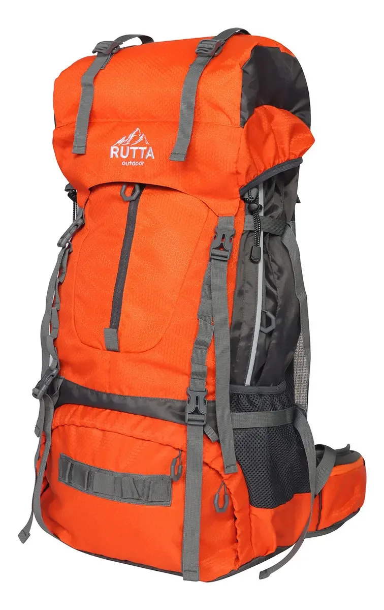 Mochila Camping 75l Cor 1618650 - Laranja