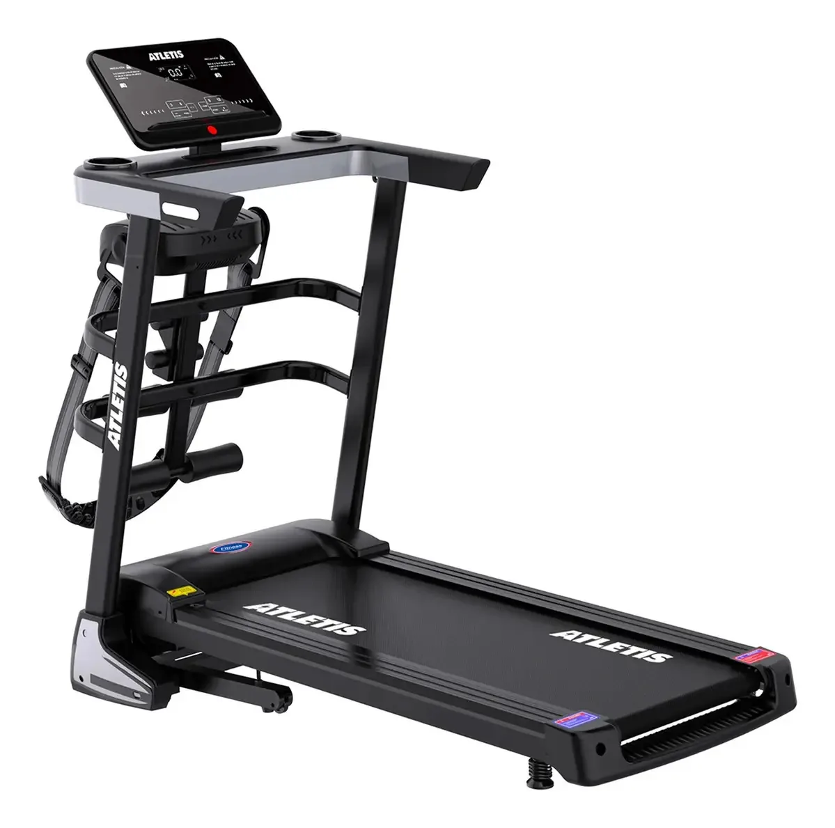 Esteira elétrica LCD Atletis A800 Plus 12 programas, cor 1628150 - preta