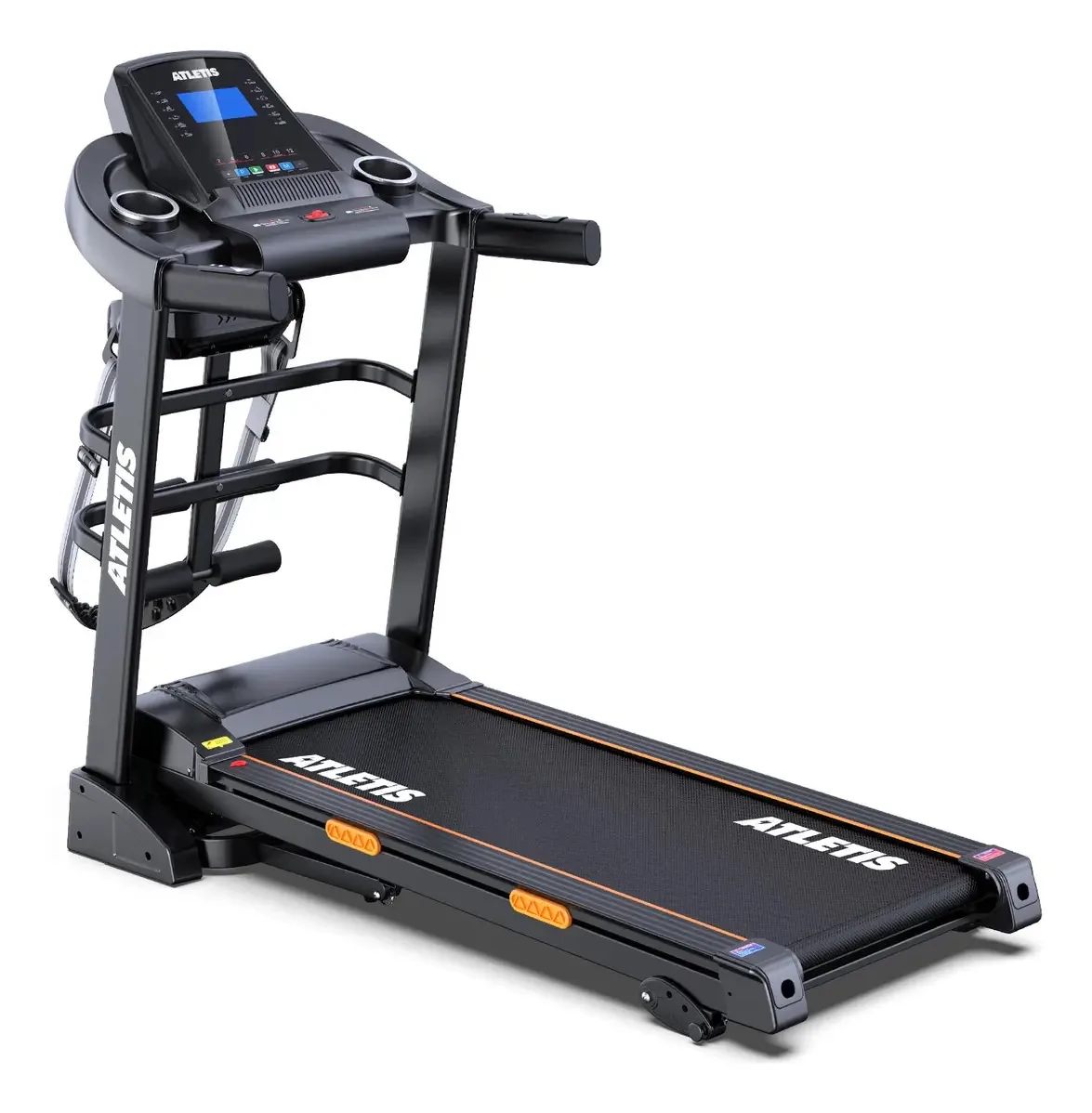 Esteira elétrica LCD Atletis M800 Plus 12 programas, cor 1628250 - preta