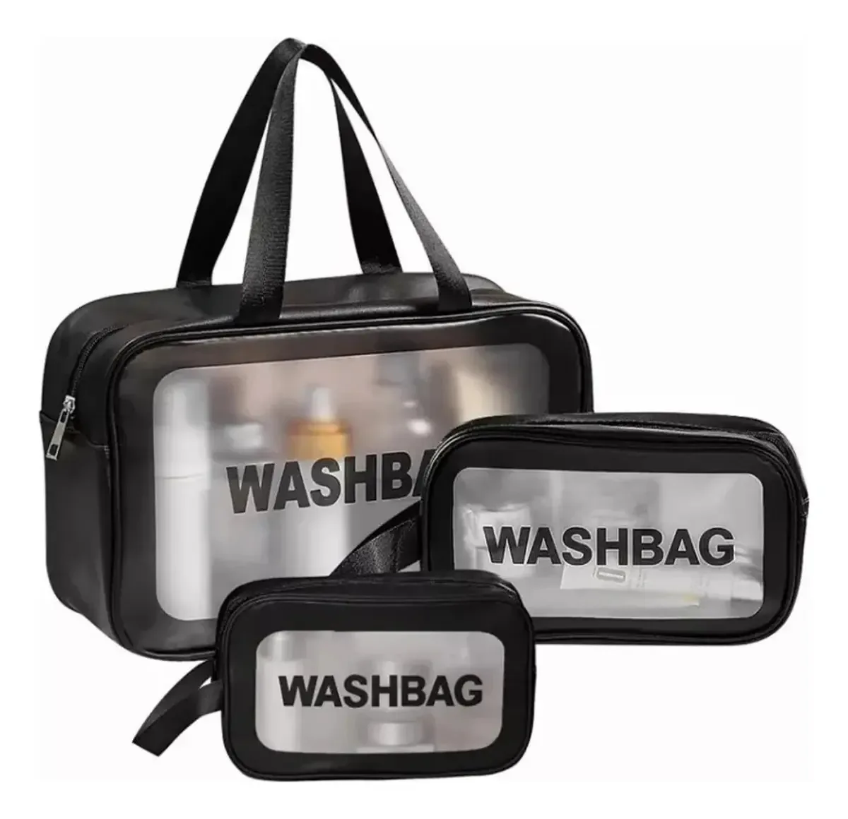 Bolsa de higiene JIAJIAZI Smooth Design preta