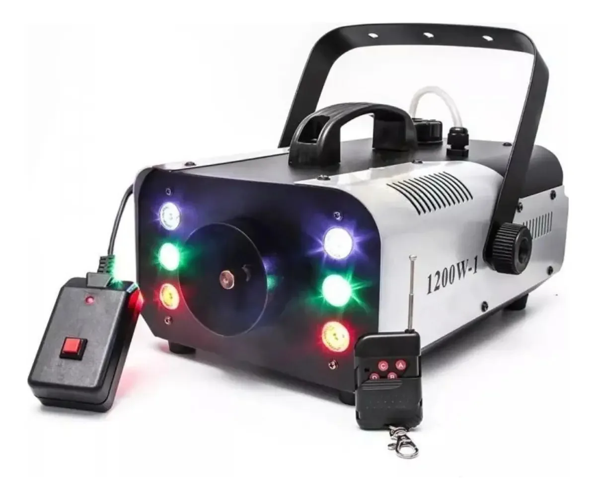 Máquina de fumaça Durawell 1200W cor branco/preto