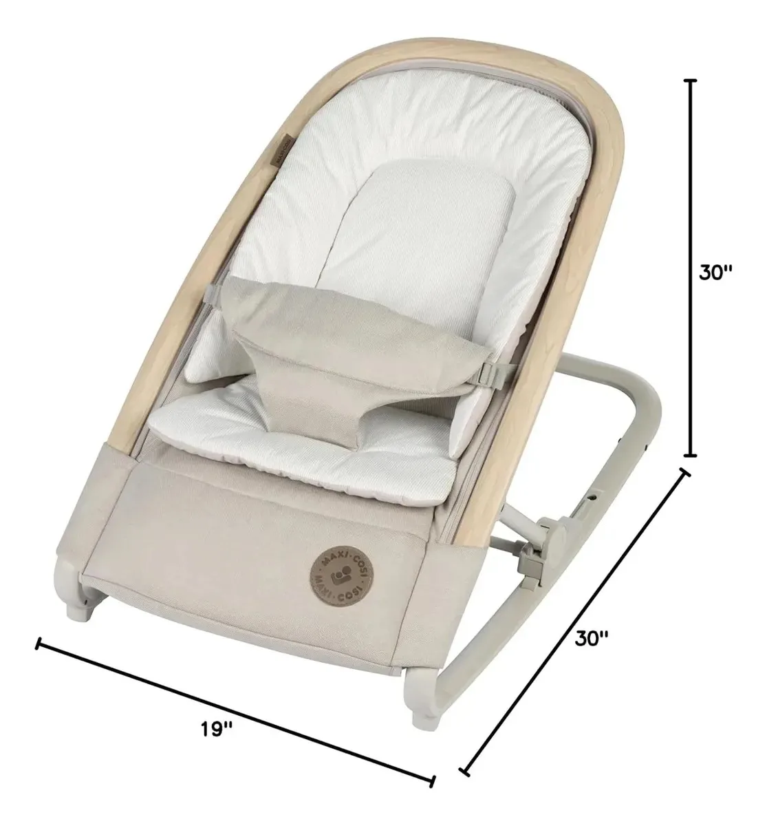Cadeira de balanço 2 em 1 para bebês, compacta e portátil