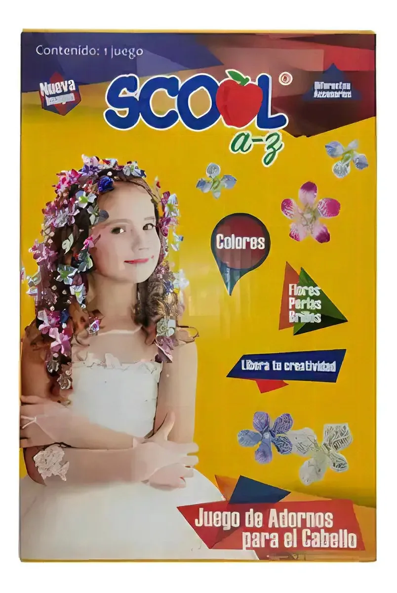 Conjunto de decoração de cabelo escolar Cj105