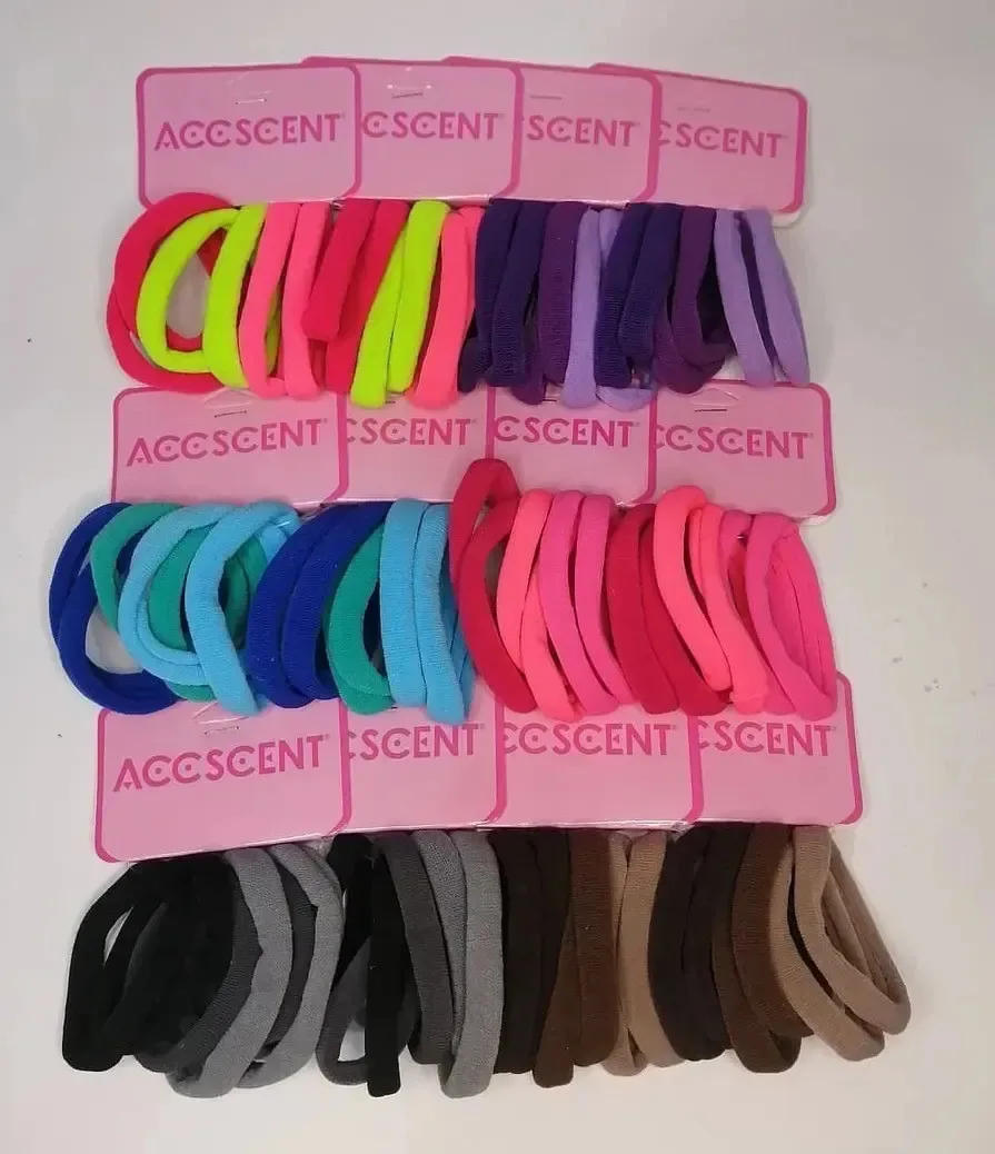 72 coletes elásticos elásticos, cabelo, trança, mulheres, meninas, cor 1