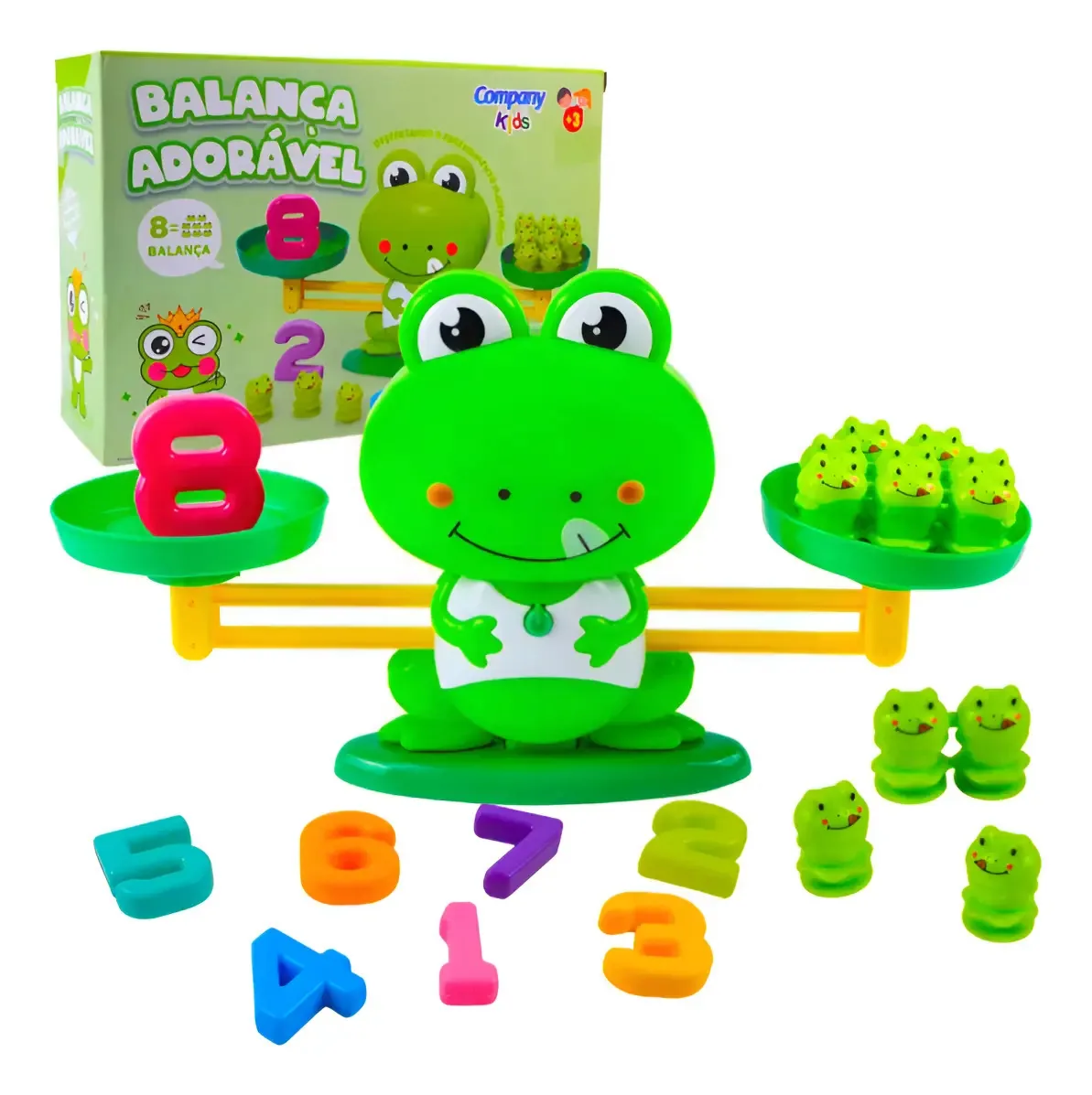 Montessori Sapo De Matemática Atividades Balança Educativa
