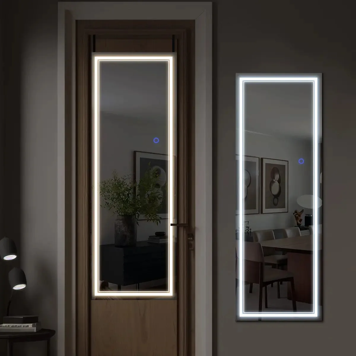 Espelho LED perfeito para banheiro ou vestiário