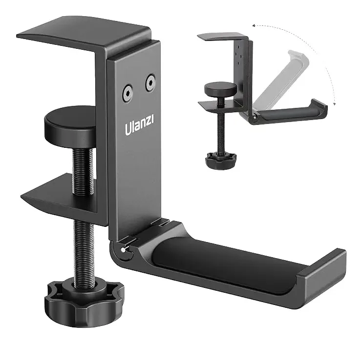 Suporte de fone de ouvido dobrável Ulanzi para mesa de 5-50 mm