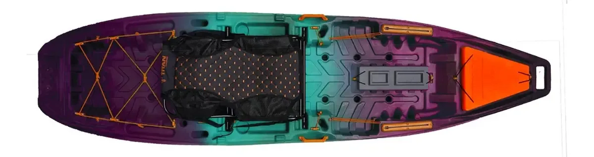 Caiaque Ares Para Pesca E Recreação Da Titan Caiaques Cor Galaxia