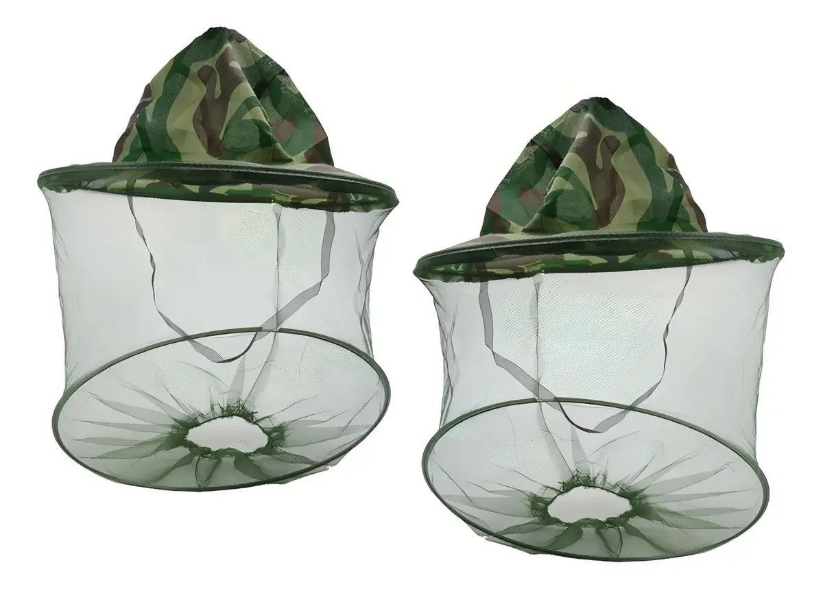 Mosquiteiro Nykkola, 2 peças, camuflagem, apicultura, cor do apicultor, 2 peças