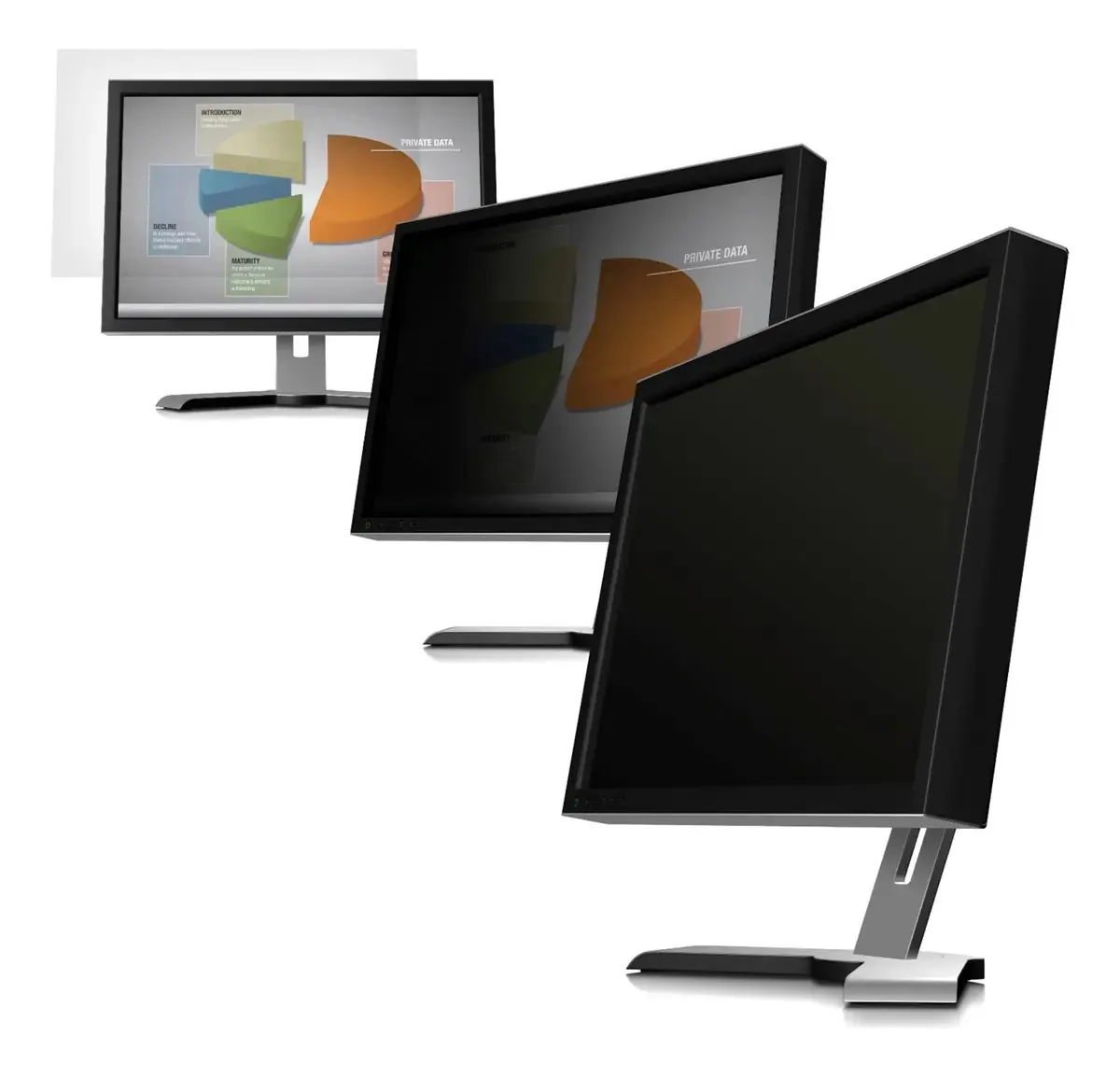 Filtro de privacidade 3M para monitor panorâmico de 18,5 polegadas