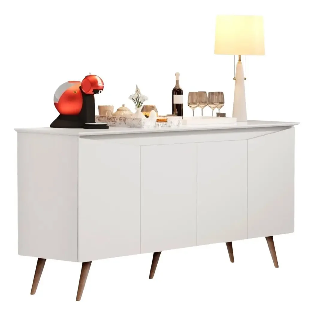 Luguinet Encanto aparador buffet 4 portas cor branco
