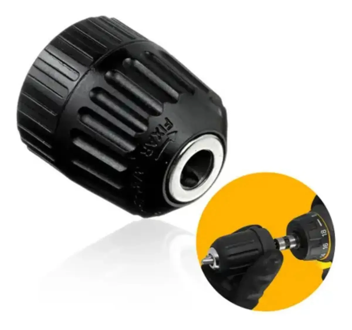 Mandril Manual Aperto 3/8pol 10mm P/ Parafusadeira Reforçado