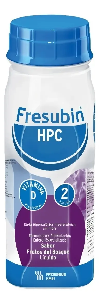 Fresubin Hpc 2 Kcal. 200 ml. Sabor de frutas florestais Fresenius C/24 Pz