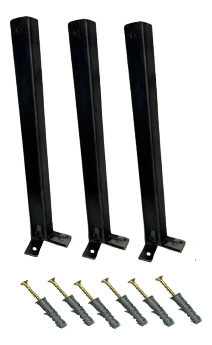 Suporte Concertina 30cm Haste Instalação Serpentina 3un