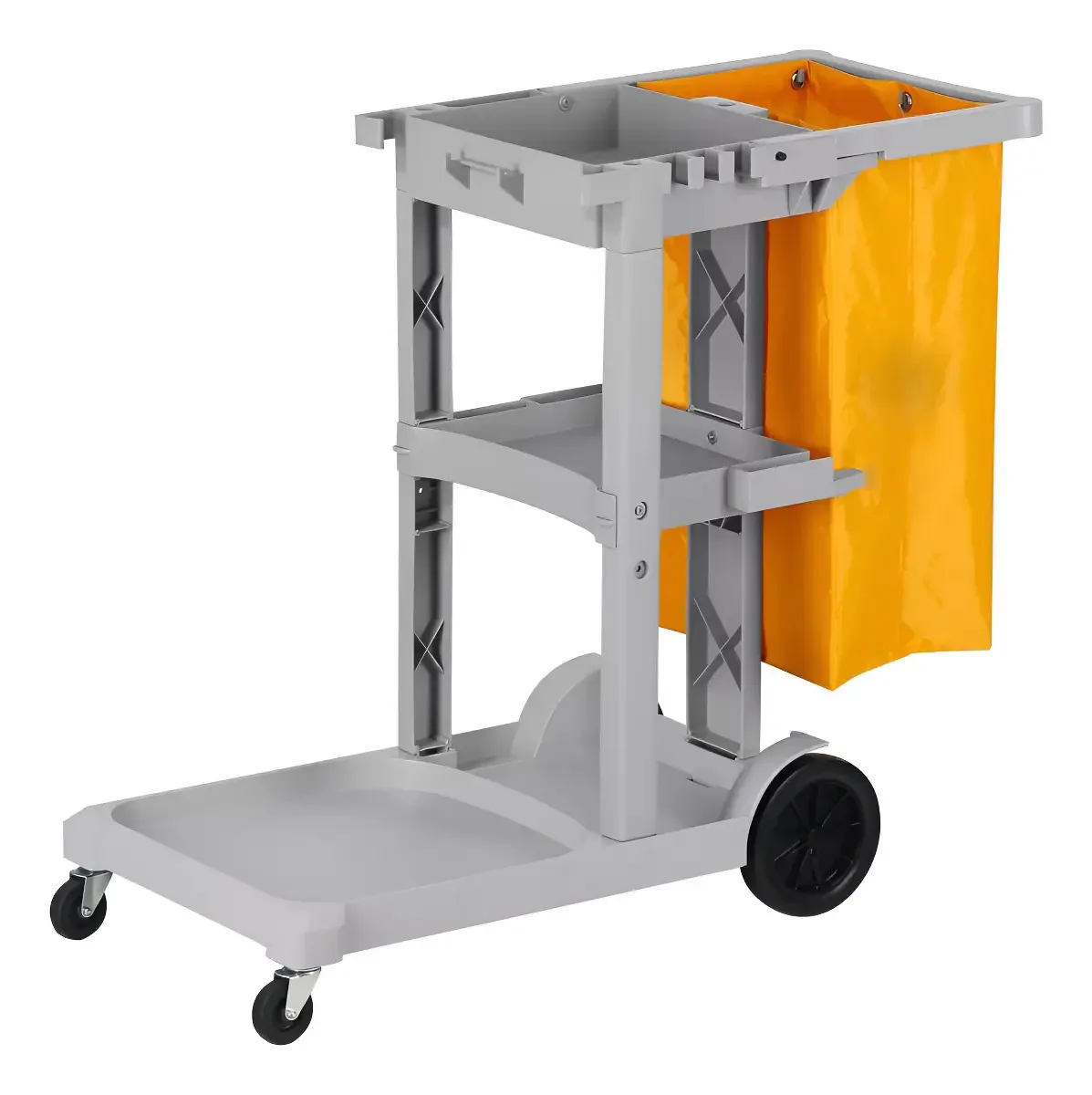 Suporte de ferramentas para carrinho de banheiro com tampa e bolsa 52* 119* 96cm
