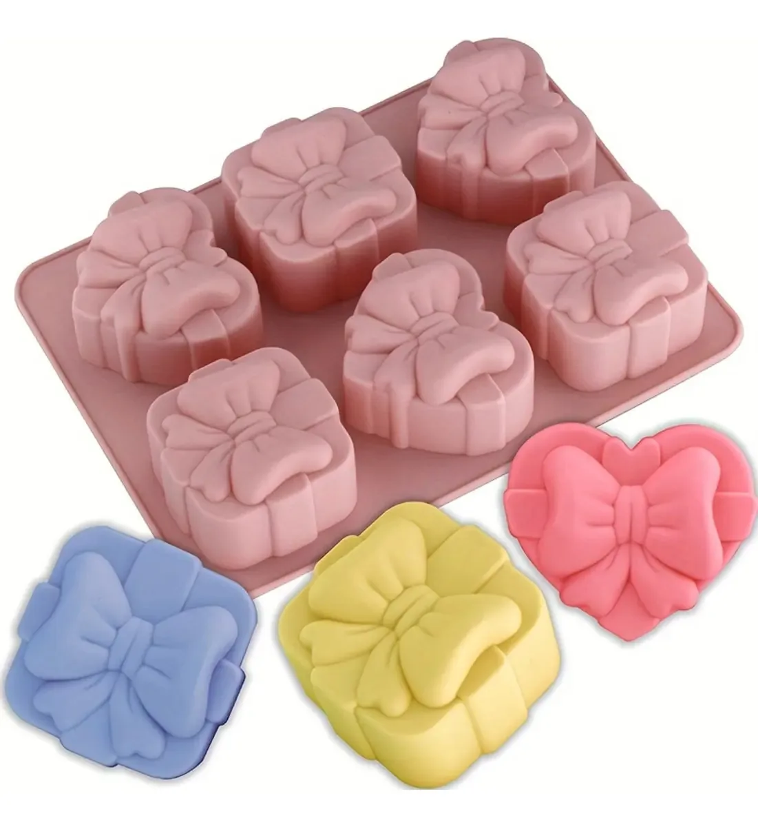 Silicone Love Heart Mold - Sabonete de confeitaria e velas Surprise