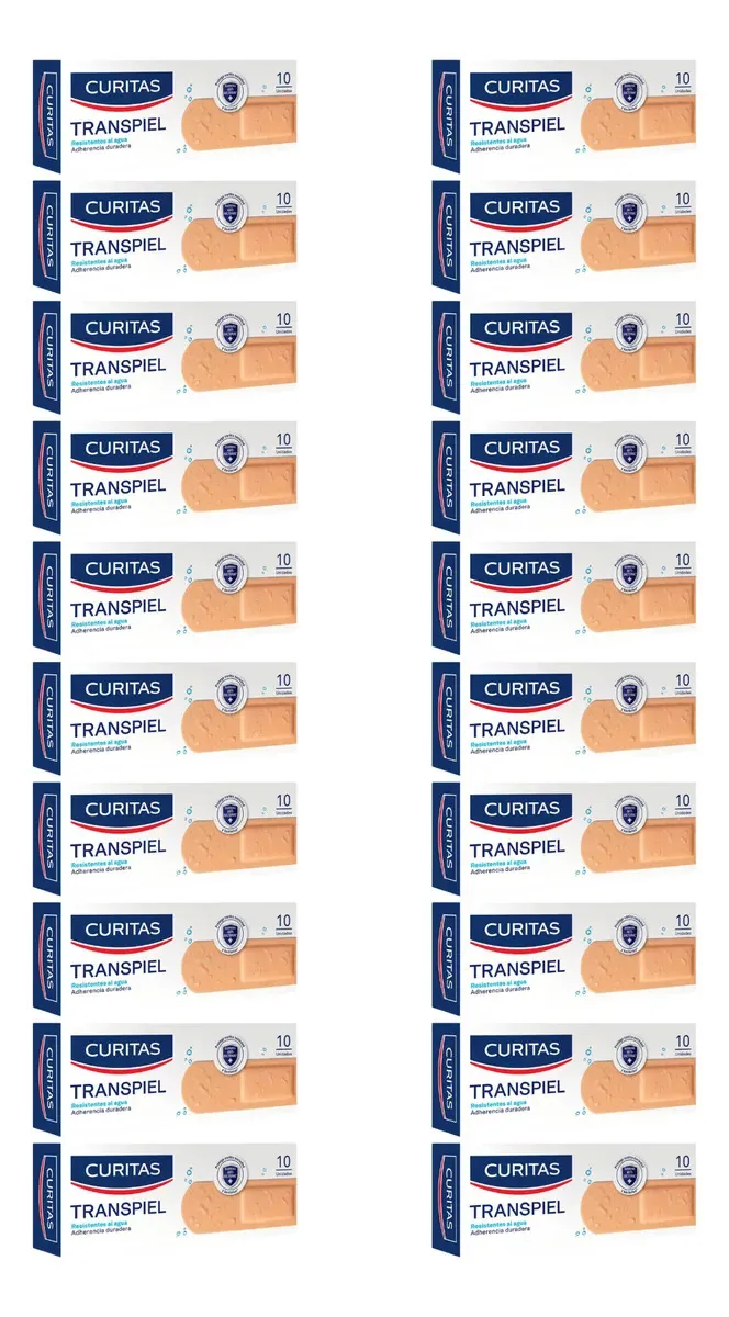 Pacote de Curitas Transpiel 10 un
