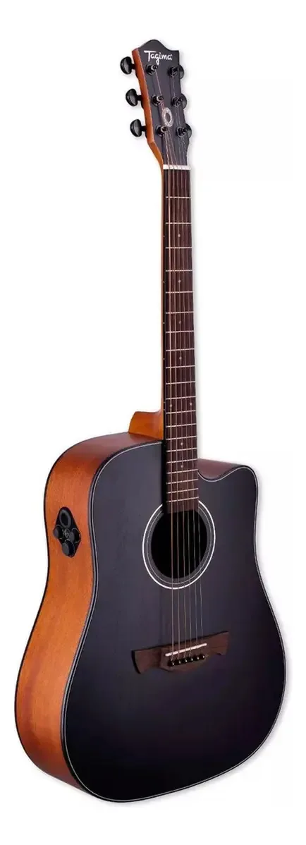 Violão Tagima Metropolis Dreadnought Cutaway Eletroacústico Preto