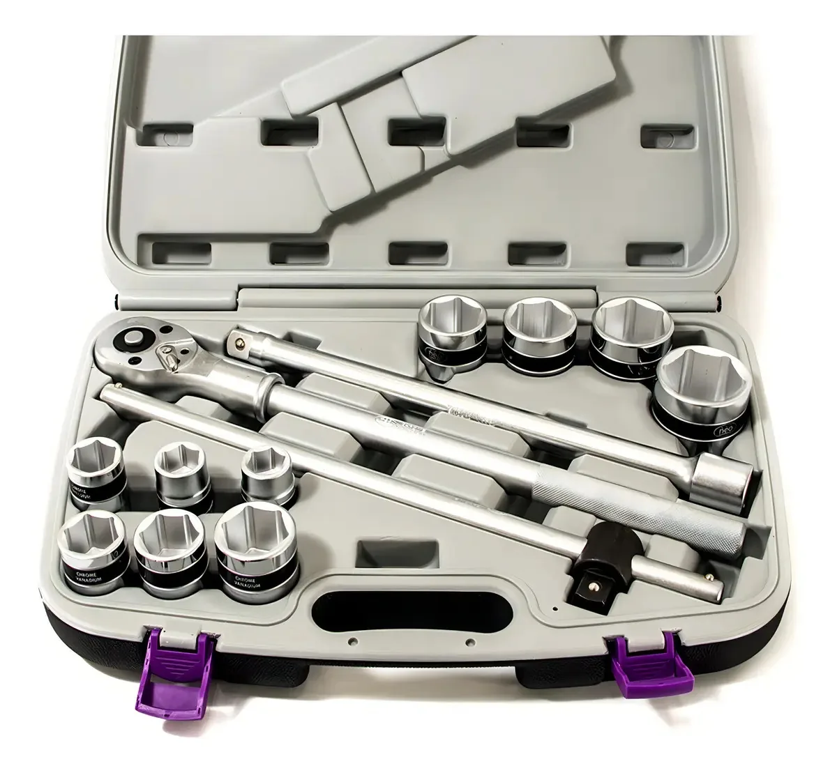 Conjunto de kit de tubos industriais hexagonais de 3/4 peças de 13 peças