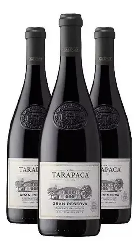 Kit 3 Vinhos Tarapacá Gran Reserva Cabernet Sauvignon