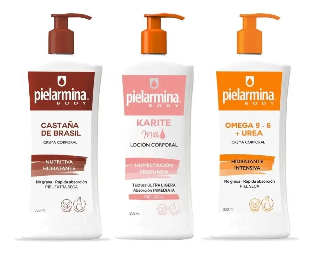 Tripack de Cremes Corporais para Peles Secas | Pielarmina