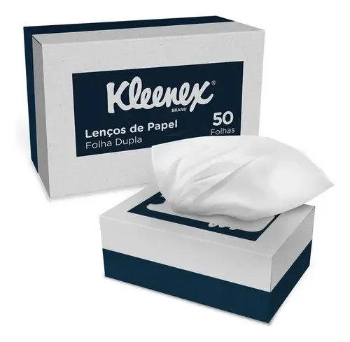 Lenço De Papel Kleenex® Interfolhado Folha Dupla 50 Scott
