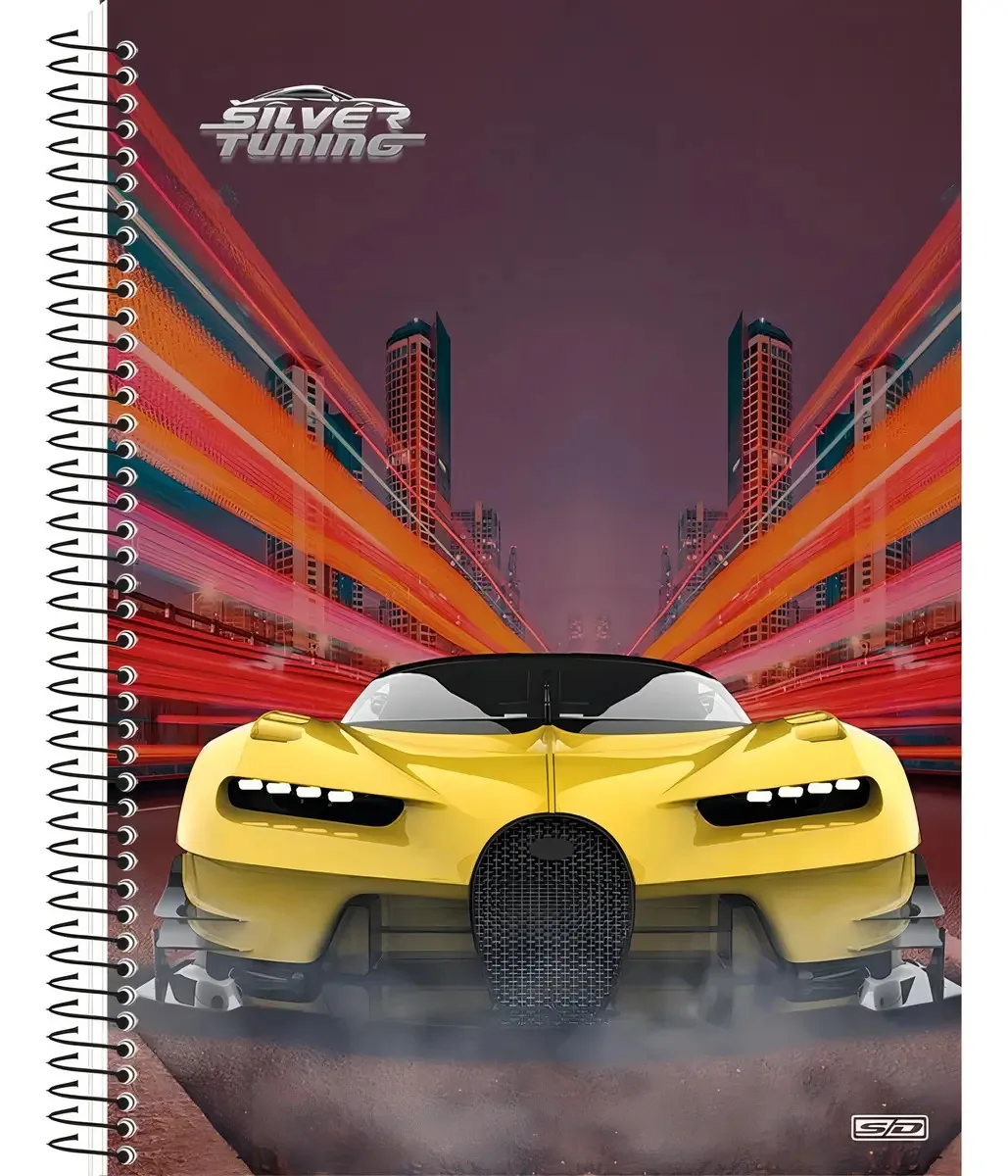 Caderno 01x1 Capa Dura Silver Tuning 80f Pct.c/04