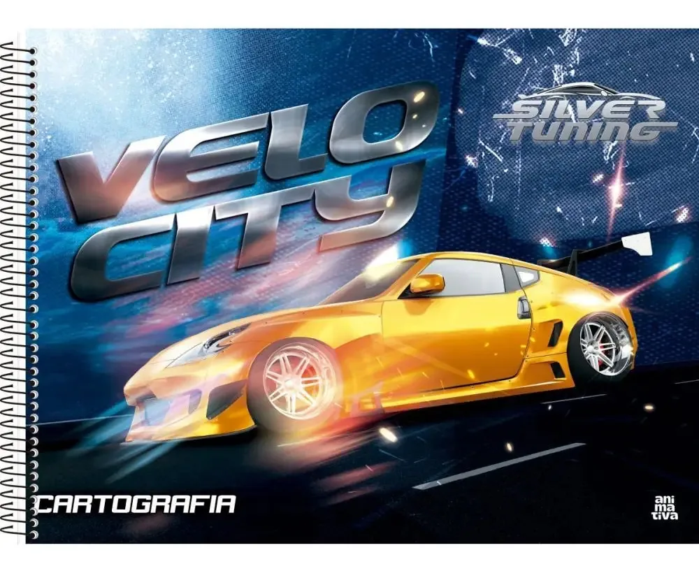Caderno Desenho Univ Capa Dura Silver Tuning 80f 1789132110
