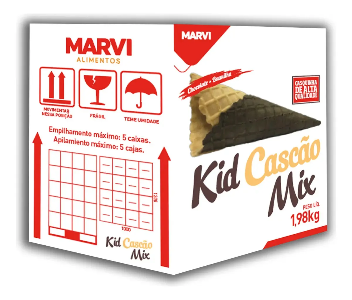 Marvi Kit 120 Chocolate e Baunilha