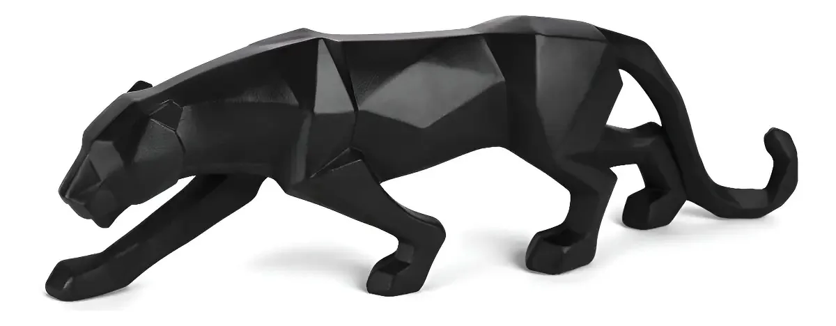 Escultura Decorativa Pantera Negra