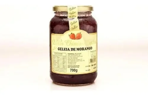 03 Geléias Artesanal Dillin Morango 700g Cada - Serra Gaúcha