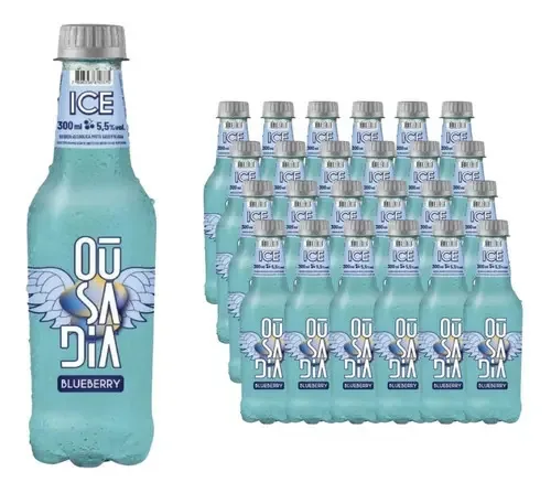 Vodka Ousadia Ice Pet 300ml Blueberry