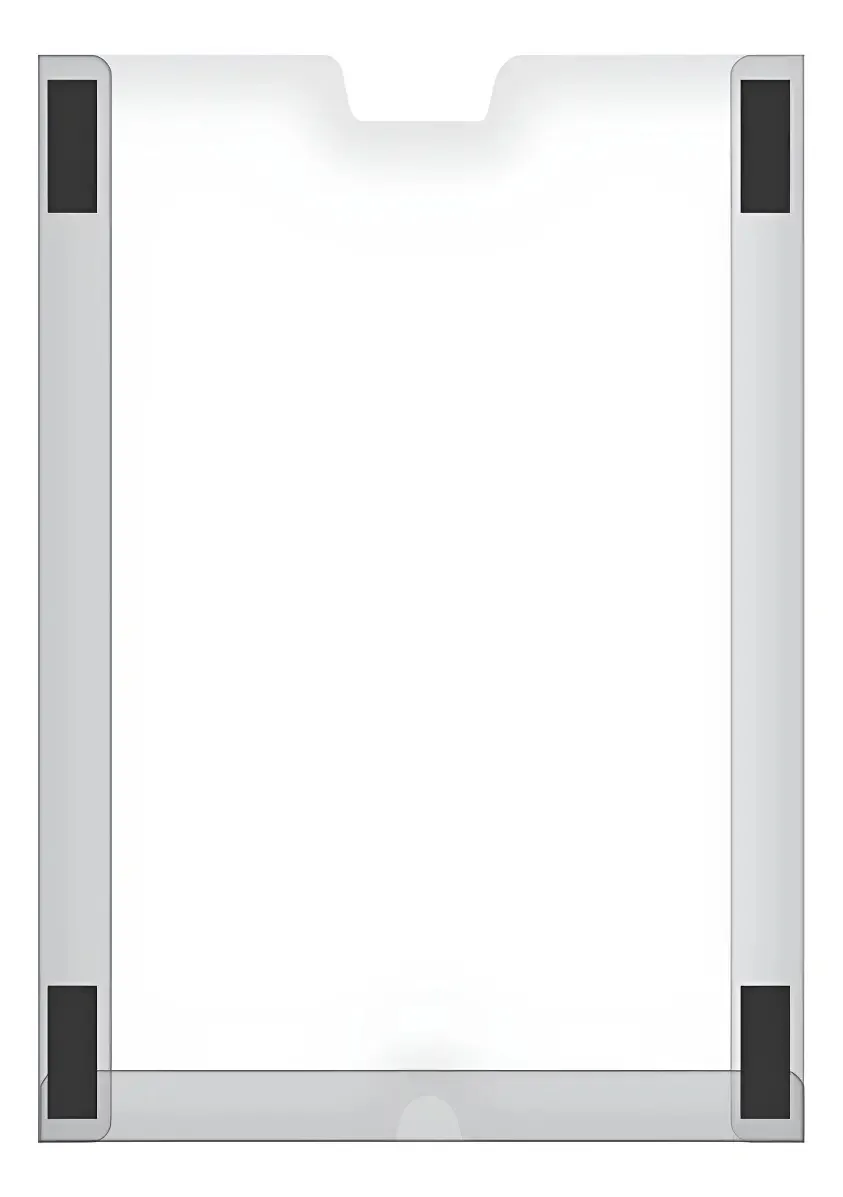 10 Quadro Aviso Multiuso Magnetico Expositor A4 Display