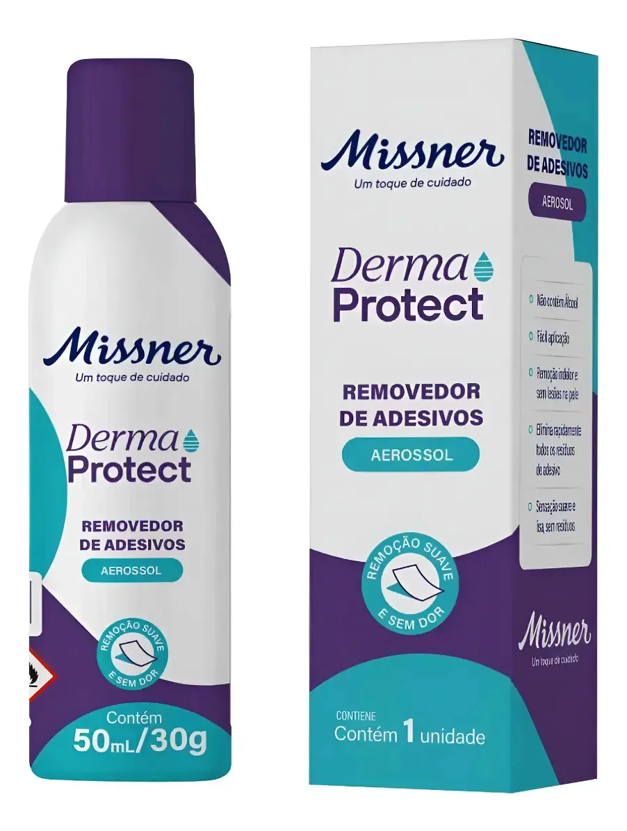 Removedor De Adesivos Derma Protect 50ml - Missner
