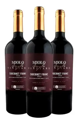 Vinho Brasileiro Miolo Single Vineyard 750ml Syrah Cabernet
