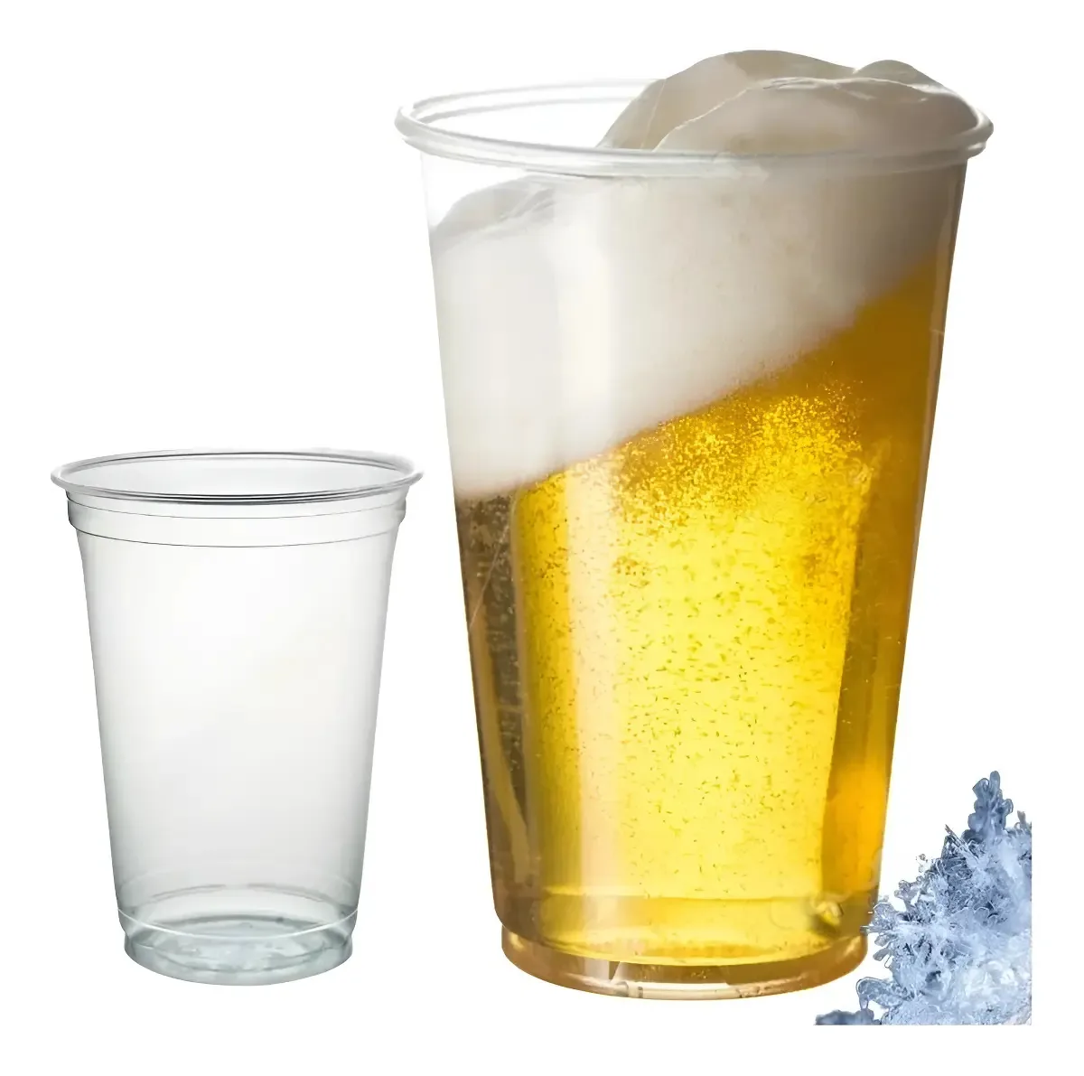 Copos Descartáveis 500ml Transparente Copaza 300 Unidades Chopp Suco