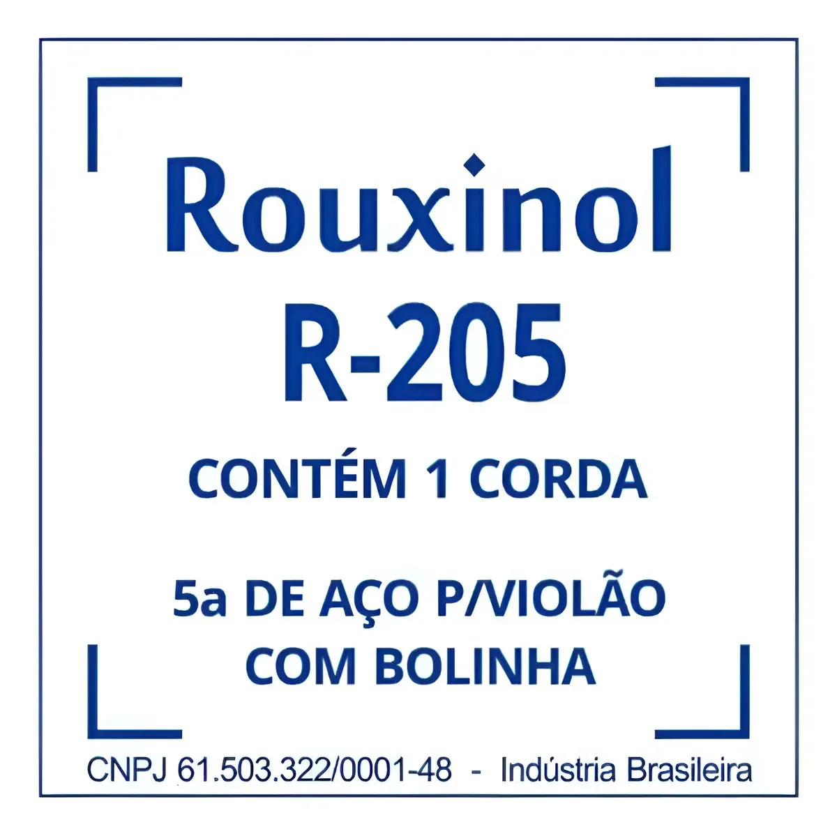 Corda Violão Aço Rouxinol Bolinha para Som Encorpado