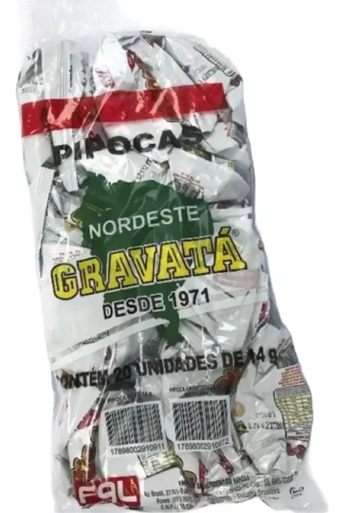 Pipoca Gravata Com 20 Unidades Fardo