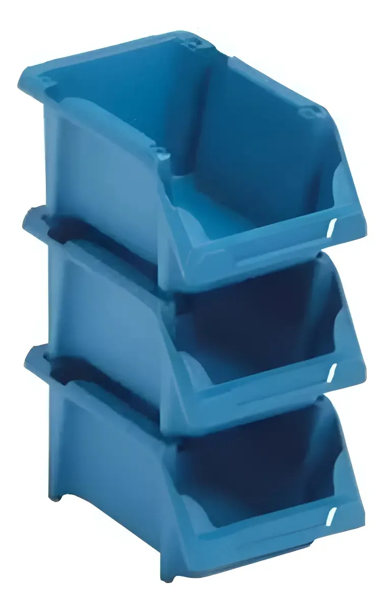 Pack 60 Gavetas Empilháveis Presto para Organizar em Azul