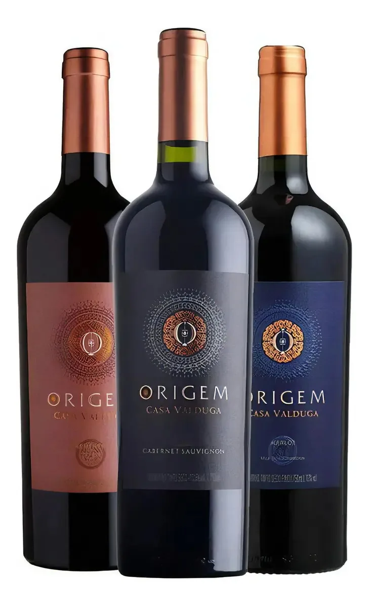 Kit 3 Vinhos Casa Valduga Origem