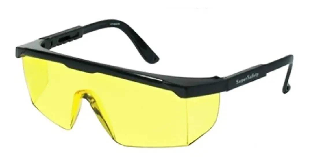 Óculos Proteção Kalipso Jaguar Amarelo Anti-embaçante UV Policarbonato