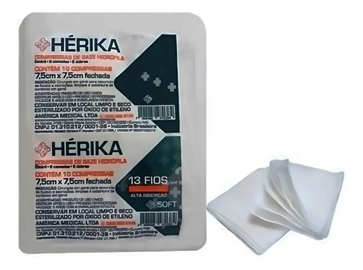 Comp.gases Herika Com 10 Unidades
