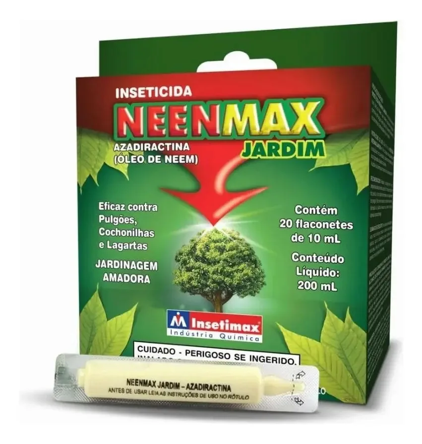Inseticida Neenmax Jardim Óleo De Neem P/ Plantas E PuLGões