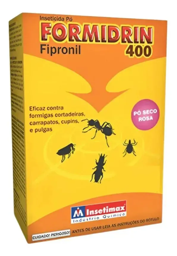 Formidrin Pó Rosa Carrapato Formiga Cortadeira Cupim - 500g