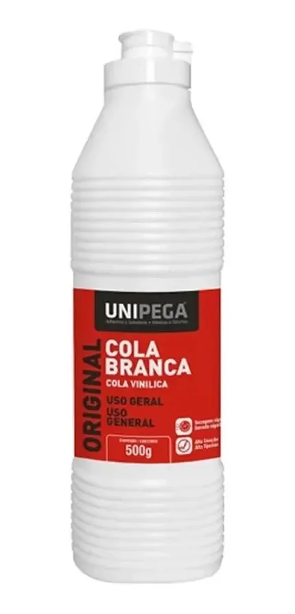 Cola Branca Líquida Unipega Cola Pva Extra Adesivo 500gr