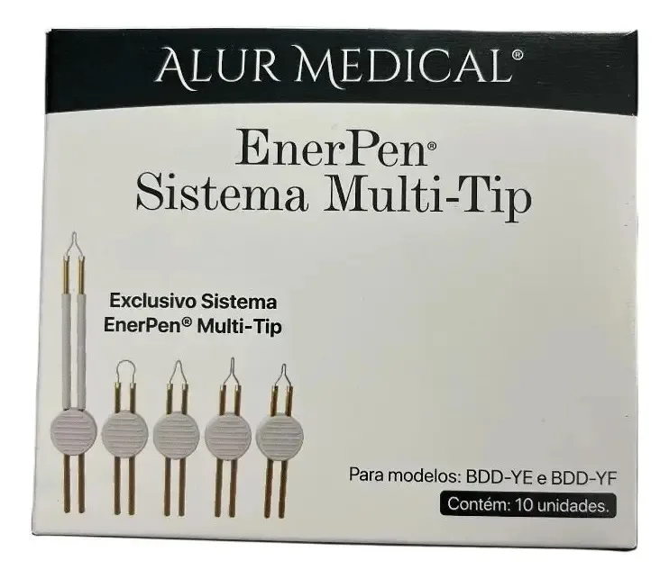 Ponteira Descartável Tip-02 Enerpen Ponta Fina Alongada Alur Branco