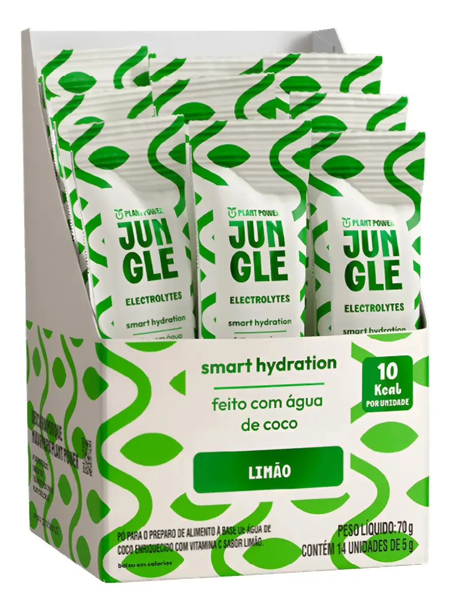 Jungle Eletrolytes Stick Plant Power Limão 14 Unidades 5g