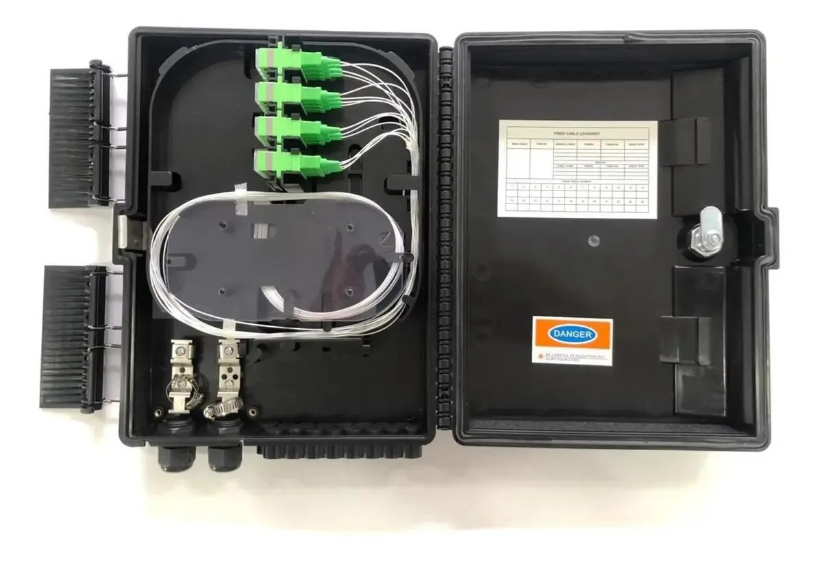Caixa Terminacao Optica 2 Trava Splitter 1 X 16 Apc Hfo 10un